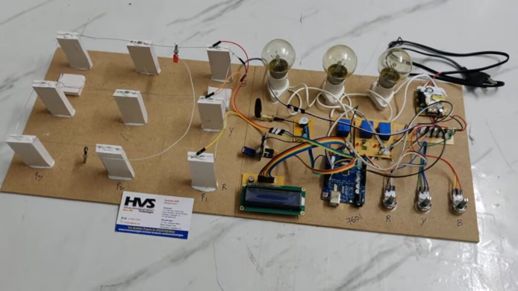 HVS-3193. Transmission line fault detection using Arduino UNO with GSM SMS Alerts