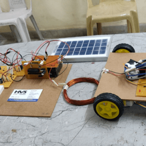HVS-3194. Wireless Power transmission for Electrical Vehicle Using Solar and Wind