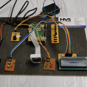 HVS-3120. Face recognition and finger print authentication System using Raspberry Pi.