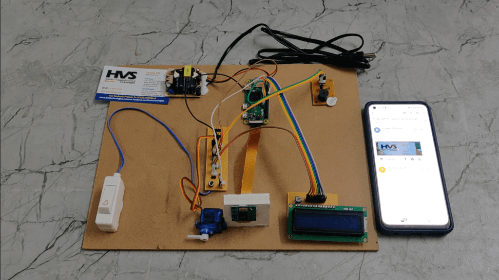 HVS-2805. Smart Door Receptionist with Smart Lock System