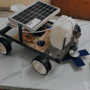 HVS-2698.ESP32 CAM Video Surveillance Solar Multipurpose AgriBot seedsowing