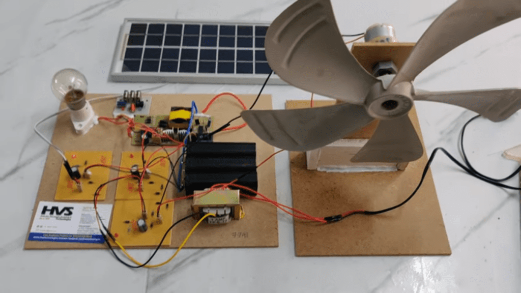 HVS-3195. Hybrid Power Generation system using solar and wind