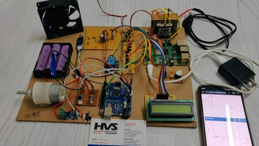HVS-4623. BMS with Machin Learning using Raspberry pi with Thingspeak and SOC , SOH Calculation
