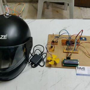 HVS-3033.Intelligent Helmet with Accident Detection, Alcohol Detection and Ignition controlling