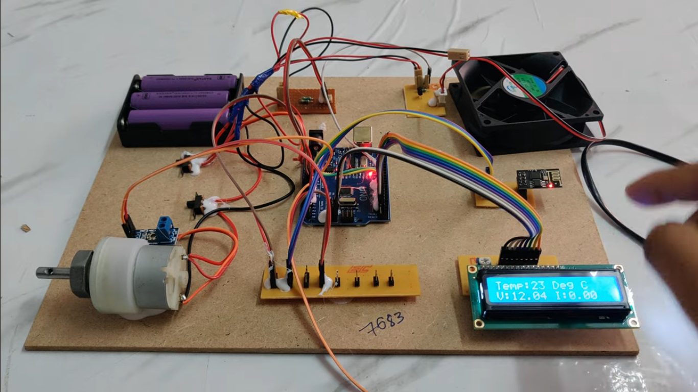 HVS-4648. IOT Based Battery Monitoring and Controlling System for EV