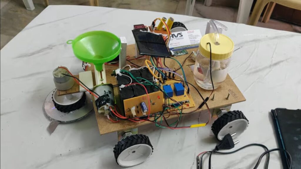 HVS-4650 Agro Mithra - Multitasking Emphasis (Weeding, Seeding, Spraying, Ploughing, Solar Tracking).