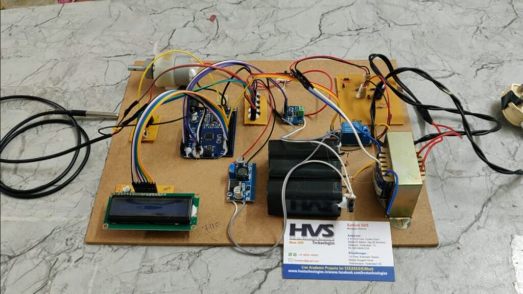 HVS-4637. Battery Management System Using INA219 and DS18B20 sensors with SOC and SOH calculation
