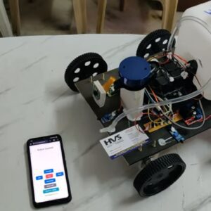 HVS-4677. Autonomous Navigation Fire Extinguisher using LIDAR and Raspberry pi.