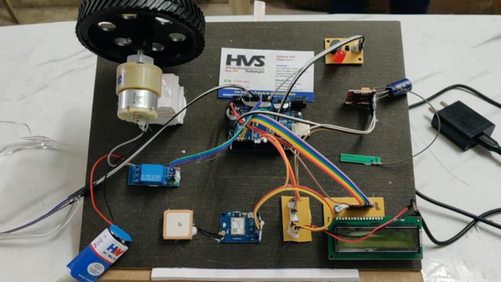 HVS-4680. Driver Drowsiness detection system with GPS and GSM with ignition control