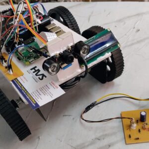 HVS-4658. Warfield Spy Robot with Face recognition system, Metal detection e-mail & night vision camera