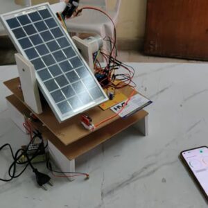 HVS-4664. IoT based Dual-Axis Solar Tracking system with Blynk monitoring and Controlling