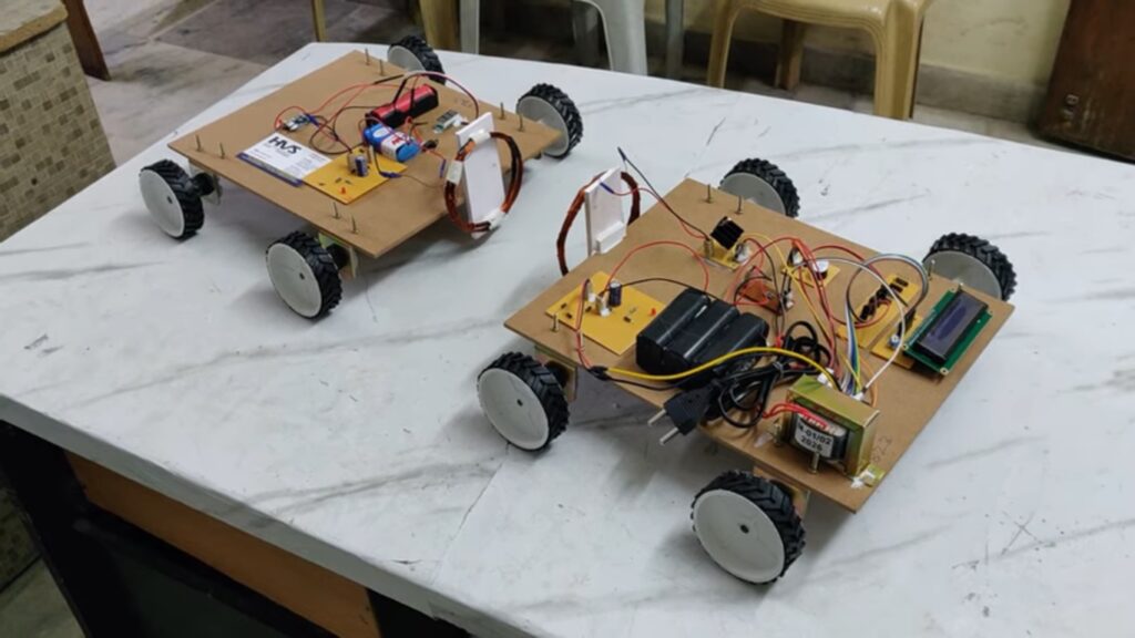 HVS-4665. Vehicle to Vehicle Charging using Wireless Power Transmission # V2V Warless power transmission