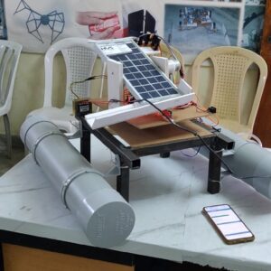 HVS-4662. Floating Sun Tracker with Dual Axis Solar Tracker and IoT weather monitoring