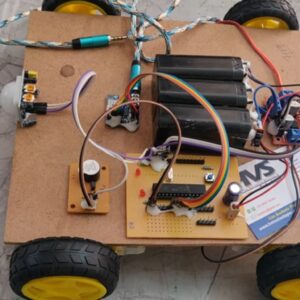 HVS-1171. DTMF controlled  Live Human Being Detecting Robot.