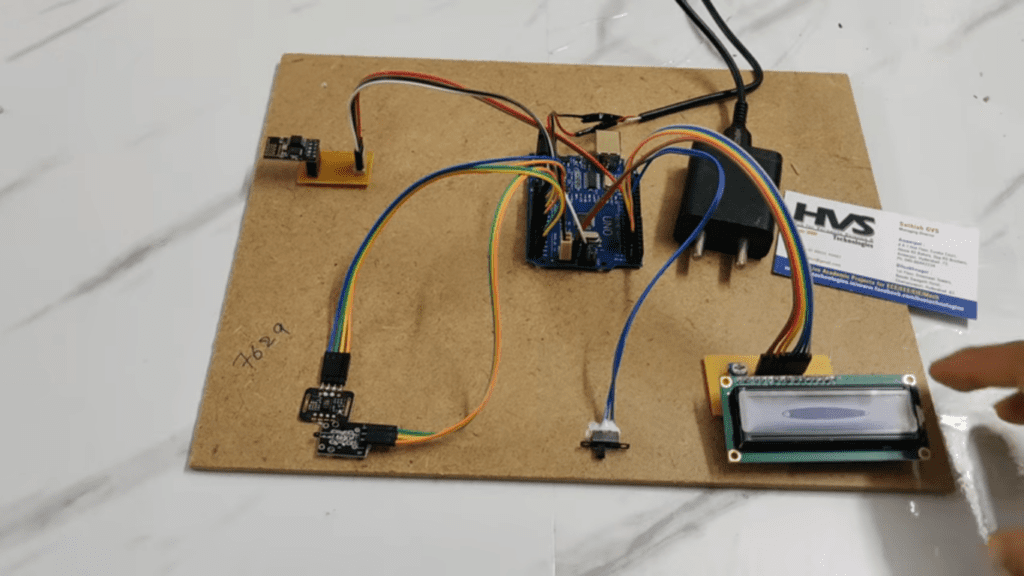 HVS-4693. Noninvasive hemoglobin sensing using arduinoUNO with diagnosis and temperature