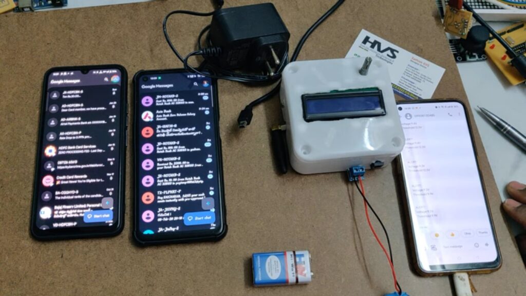 HVS-4811. Voltage Sensing Alarm through SMS and Call.