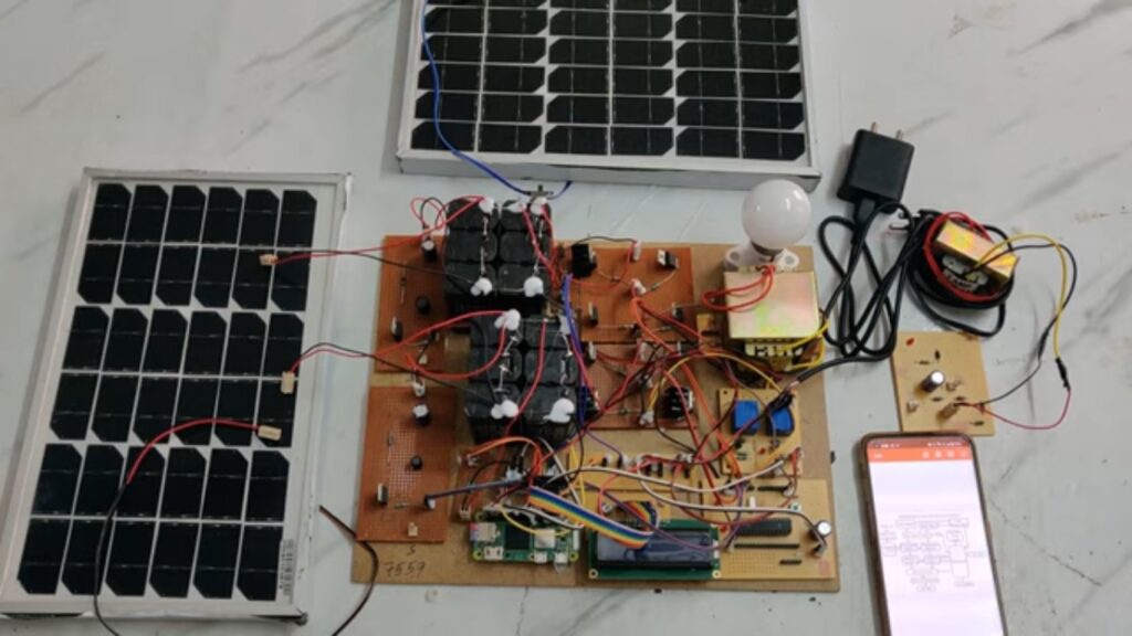 HVS-4812. Construction of Solar based micro Power Grid with Automatic Stand-by Power Source with Buck-Boost
