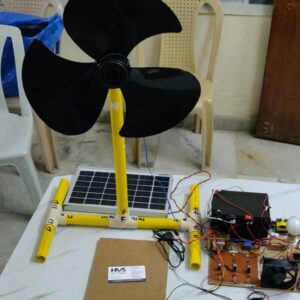 HVS-4815. Hybrid power generation system with Charge Controller for Solar, Wind and Piezoelectric Power