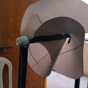 HVS-4828. Archimedes Wind Turbine with Solar Hybrid Model for DC Load Application