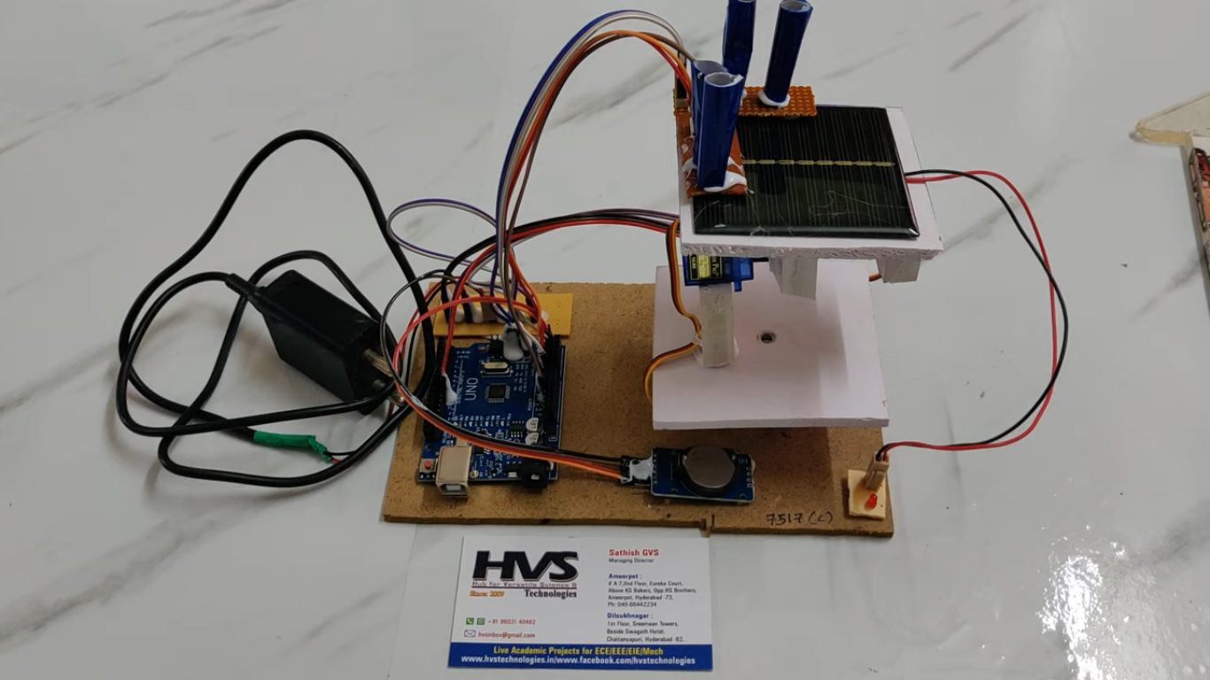 HVS-4830. Automated Dual-Axis Sun Tracking System for Optimal Solar Energy Capture.