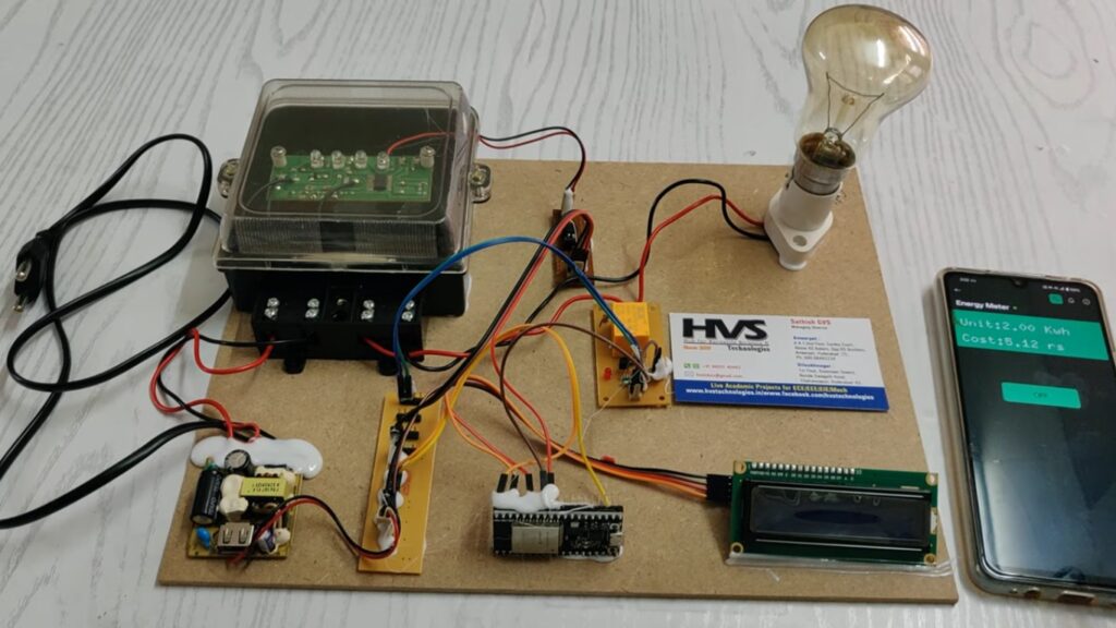 HVS-4834. IoT Smart Energy Meter Monitoring and Controlling through Blynk Application