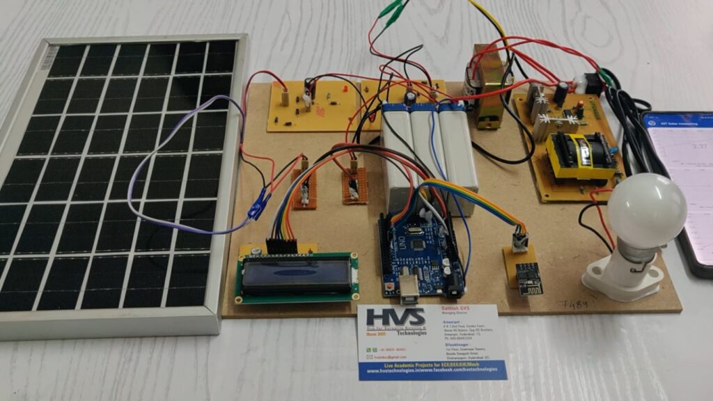 HVS-4835. IoT Solar Inverter with Monitoring on Thingspeak.