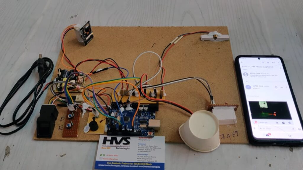 HVS-4837. Smart Home Shield: IoT Driven Real-Time Threat Protection using Fingerprint with Photo to Email Alert.