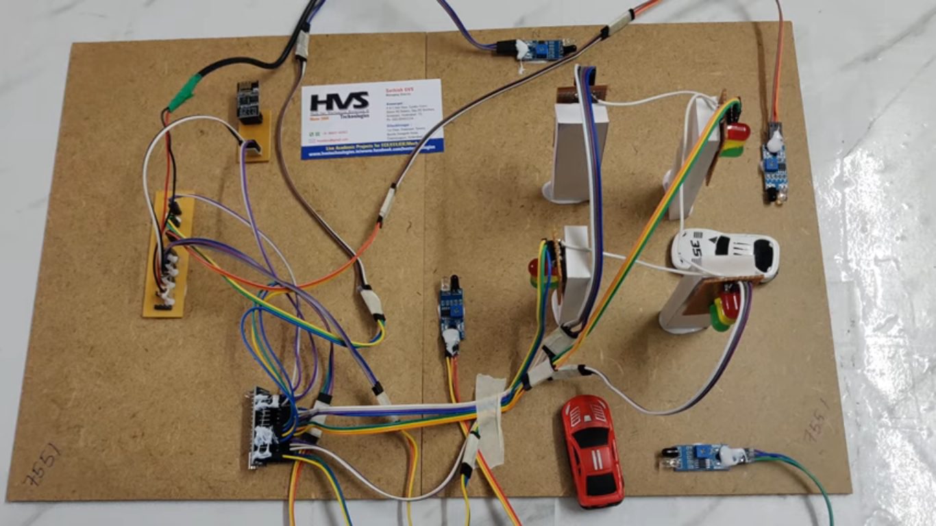 HVS-4708. Density Based Traffic Light Controlling System with IoT WEB Monitoring.