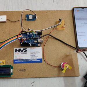 HVS-4733. GPS and GSM based Vehicle tracking using Arduino UNO.