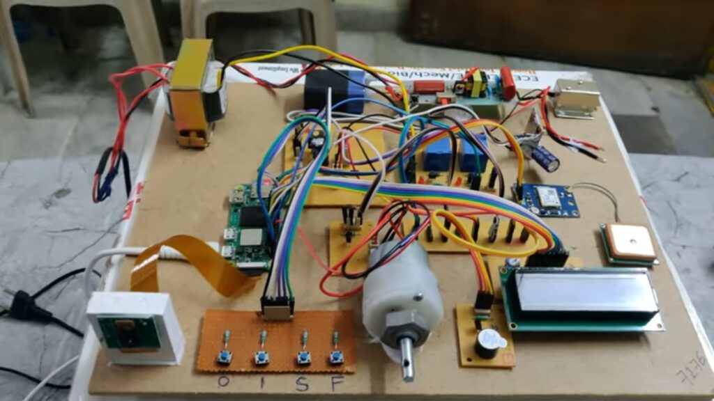 HVS-4764. Face Recognition based Vehicle Security system using Raspberry pi and GSM GPS based location Alerts.