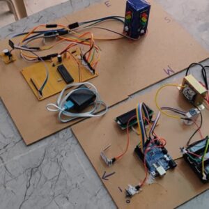 HVS-4765. Traffic signal Management System for Emergency Ambulance clearance. Digital compass HMC5883L, LORA
