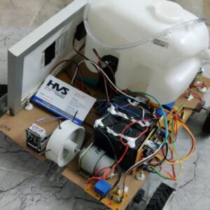 HVS-4767. Solar Powered Automated Multi Tasking Agricultural Robot with Surveillance - seed, ploughing, Water