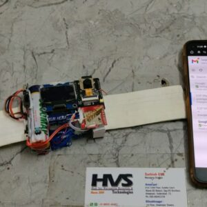 HVS-4772. Smart Wearable Device for Women Safety with Photo Email, GSM , GPS , ESP32CAM and Geo Fencing Alerts