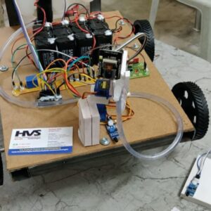 HVS-4780. 360 degrees Fire Fighting with Surveillance Robot.