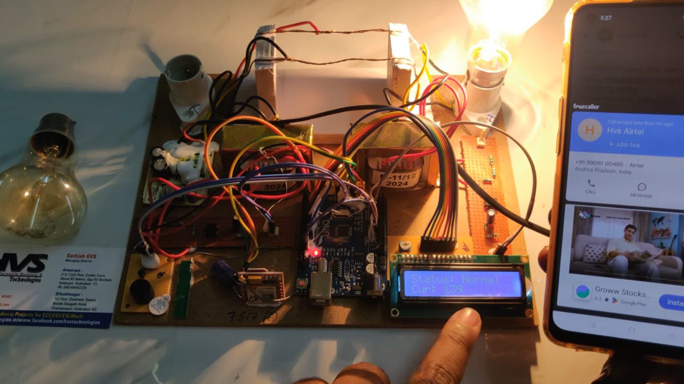 HVS-4829. Reduction of Electricity Theft using GSM.