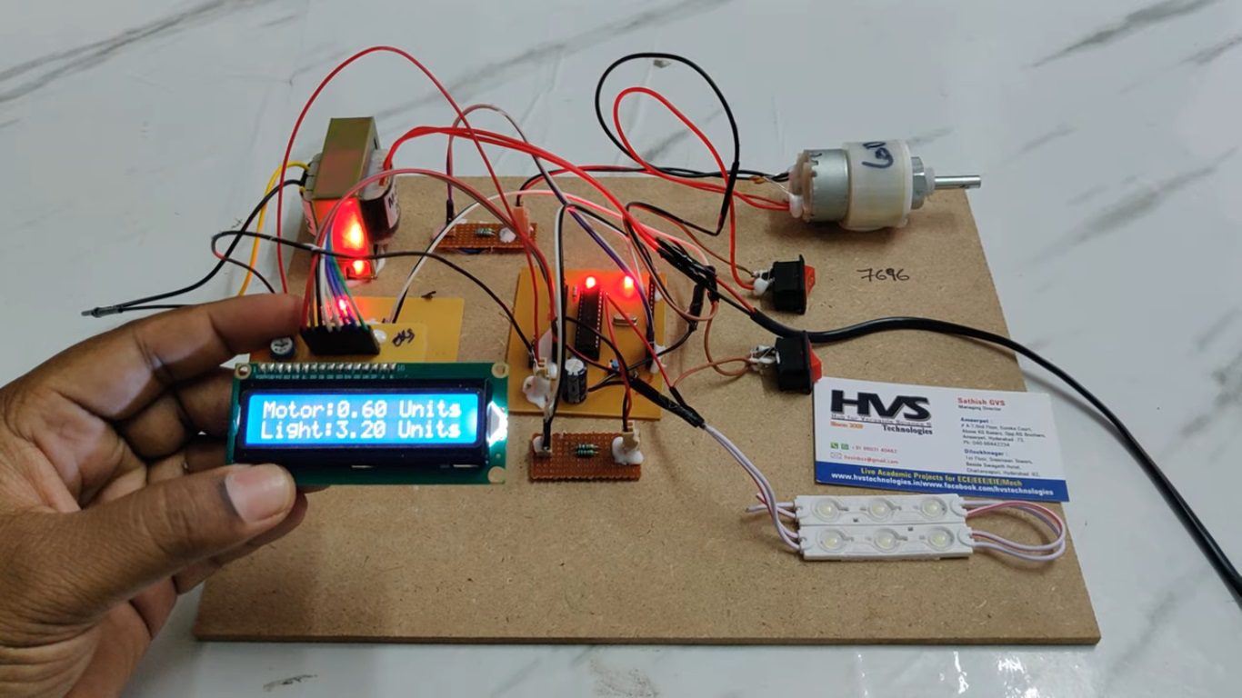 HVS-4822. Digital Watt Meter with Individual Load Measurement