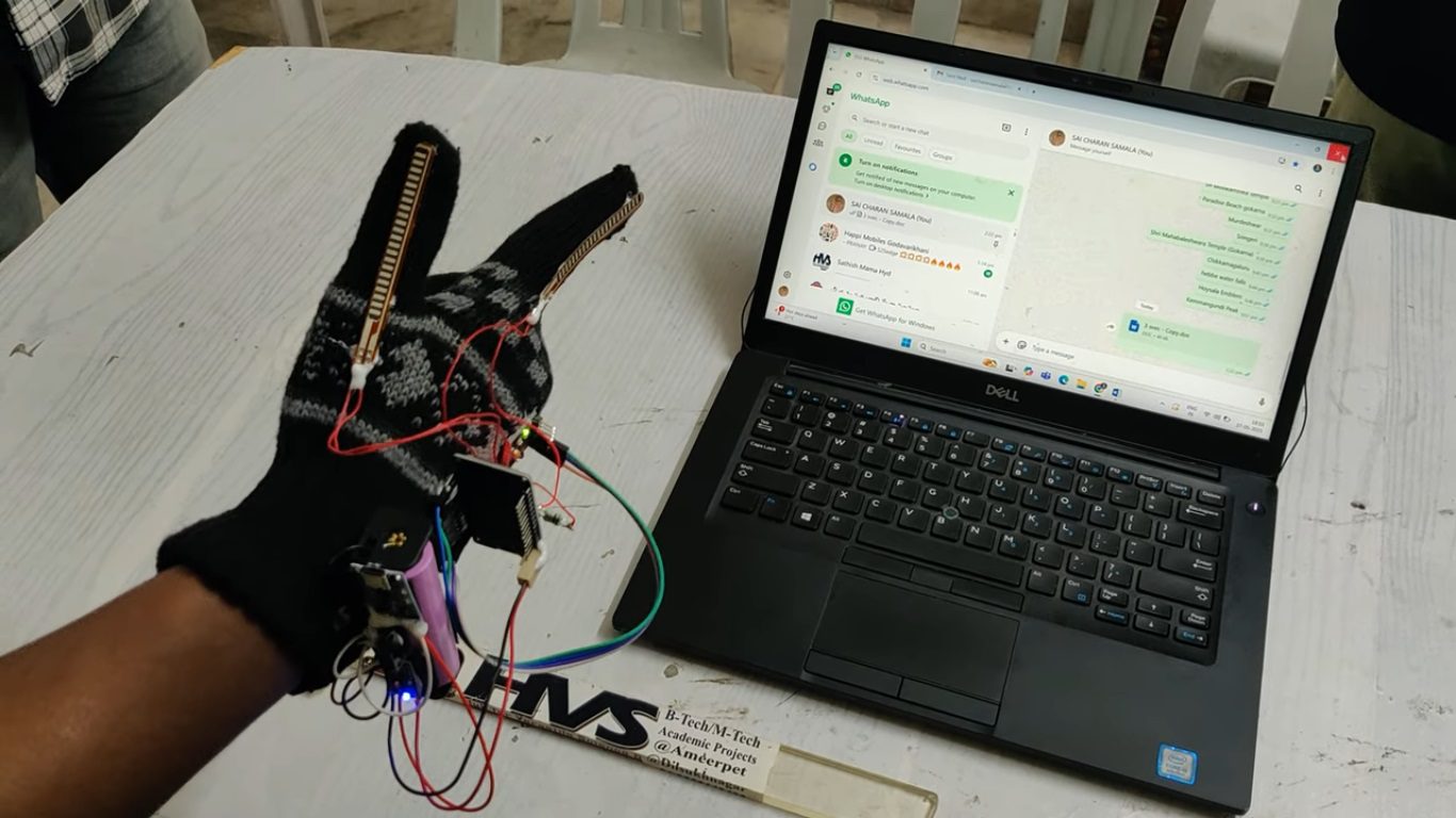 HVS-4731. Universal Gesture Controlled Wireless Mouse using ESP32.
