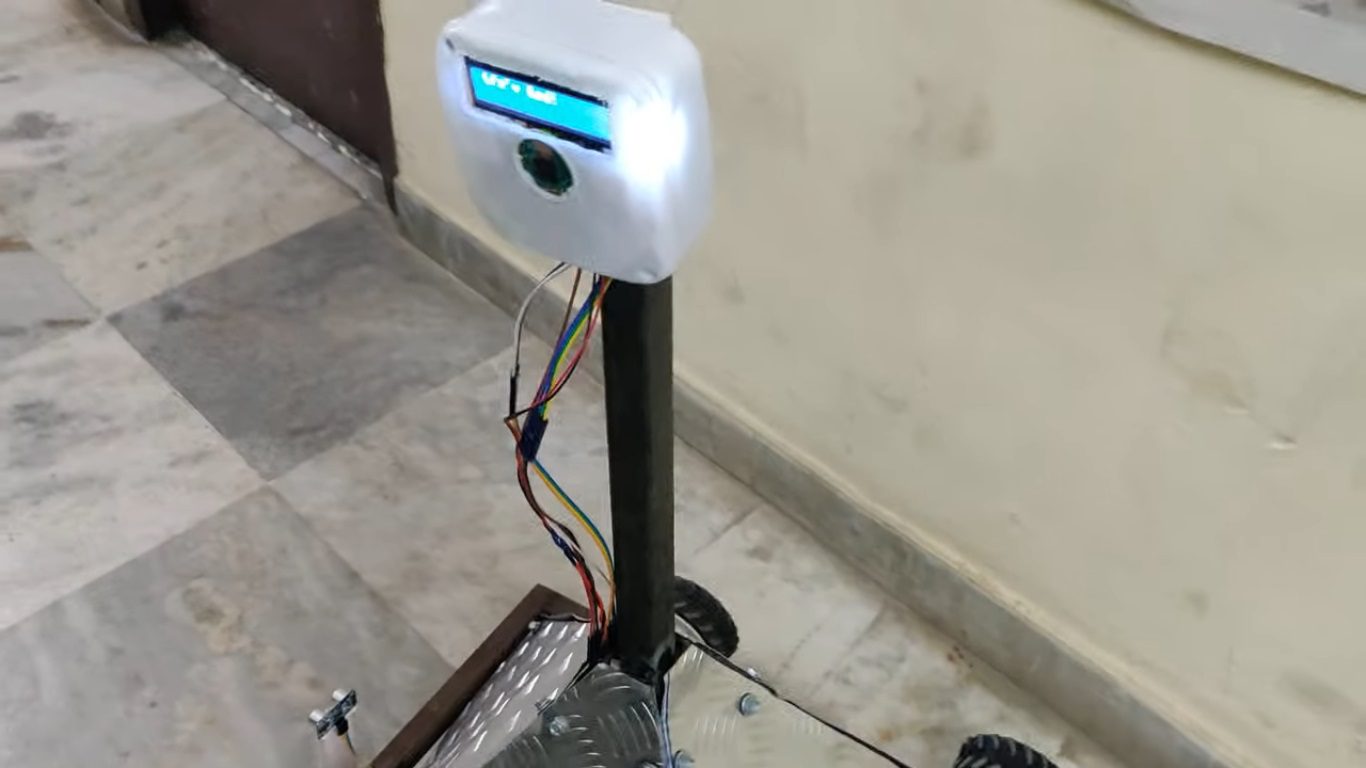 HVS-4785. Assistive Social Robot for Road Crossing - Elderly care Robot.
