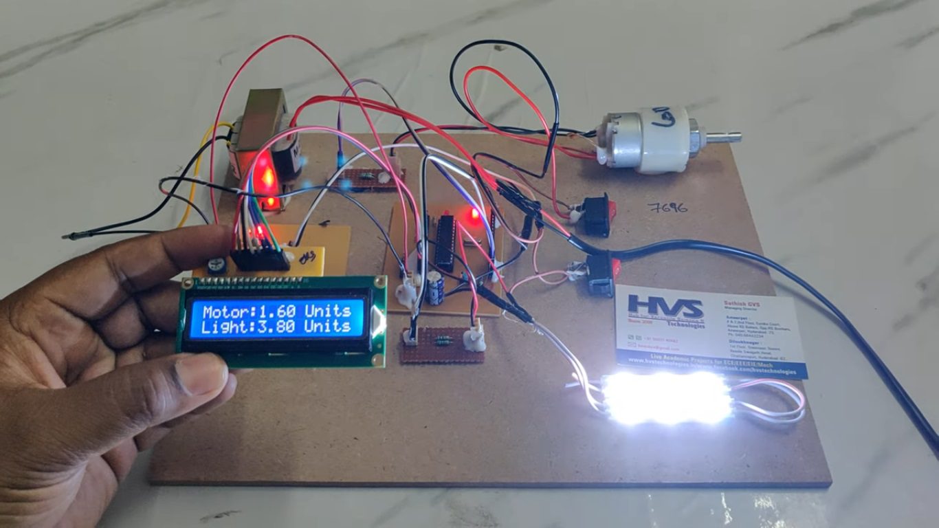 HVS-4822. Digital Watt Meter with Individual Load Measurement