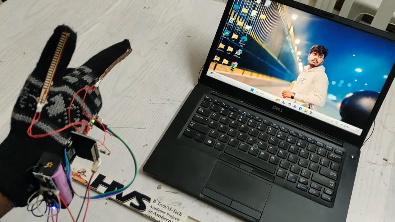 HVS-4731. Universal Gesture Controlled Wireless Mouse using ESP32.