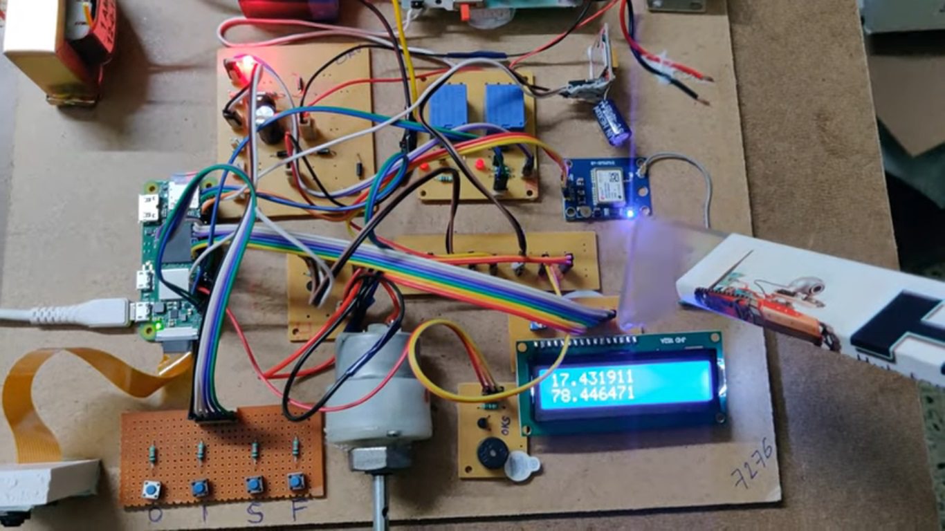 HVS-4764. Face Recognition based Vehicle Security system using Raspberry pi and GSM GPS based location Alerts.