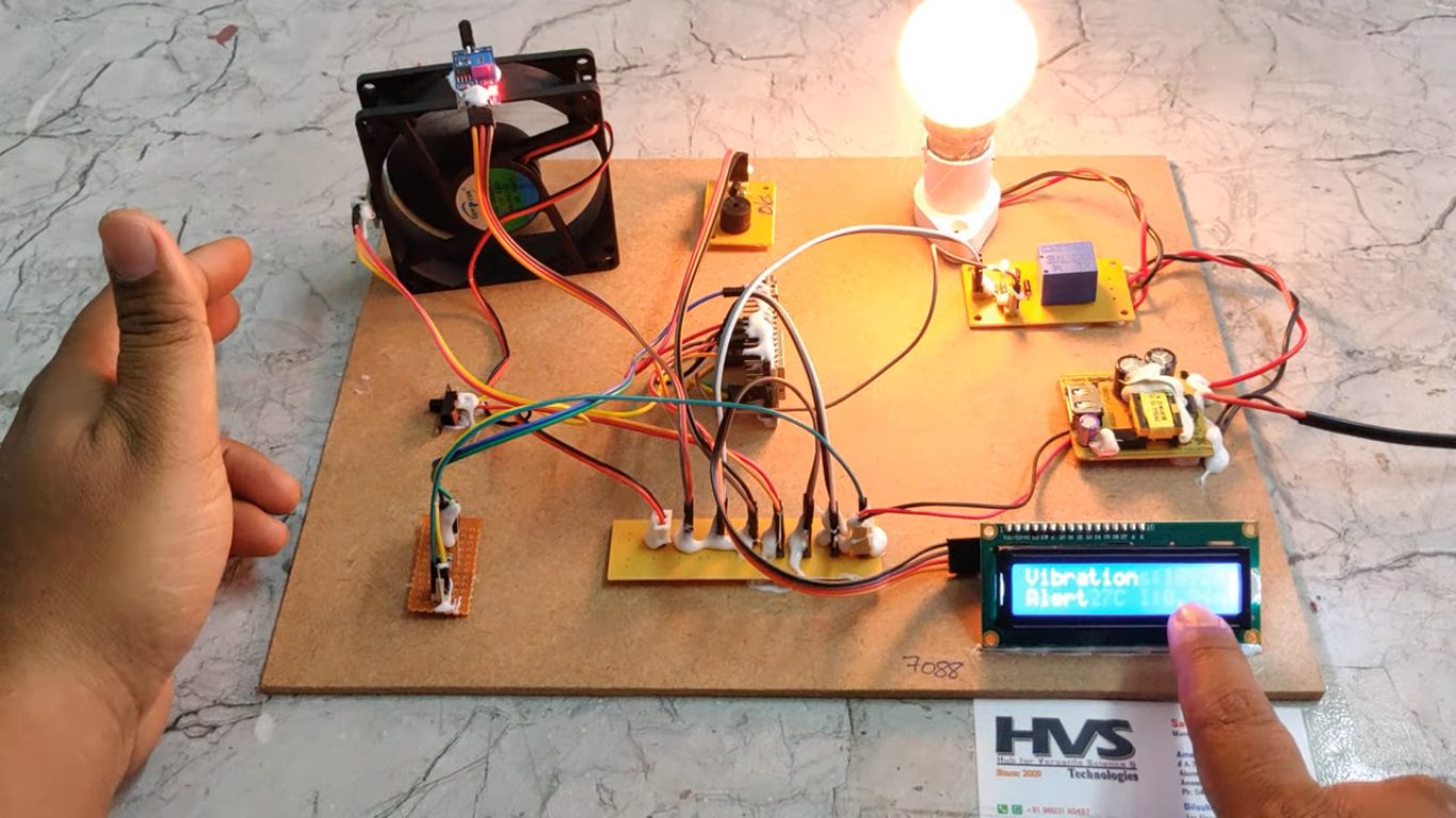 HVS-4771. Condition based Monitoring and Maintenance System using ESP32.