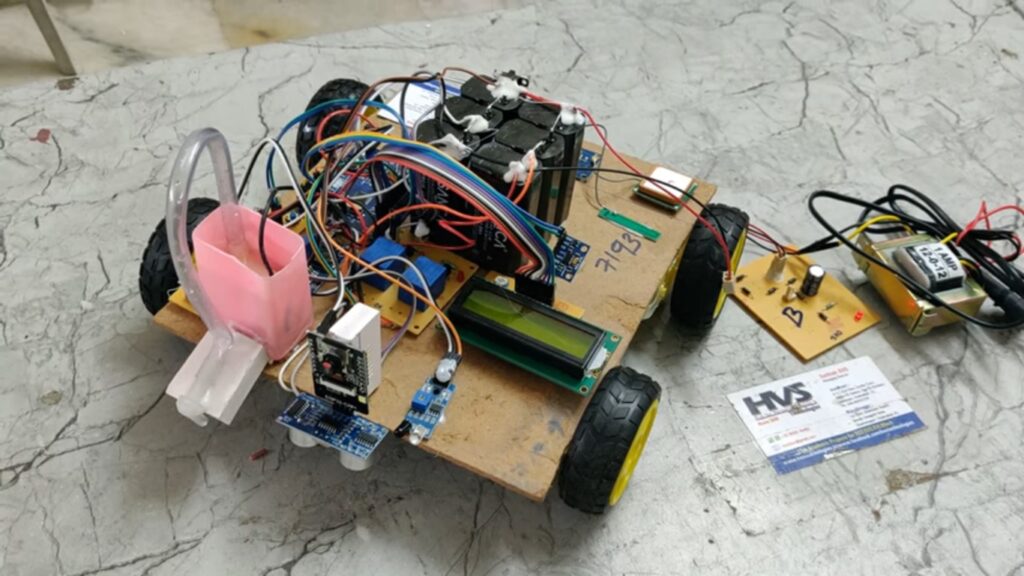 HVS-4783. Automatic Detection and Notification of Potholes, Humps and Un-even Road to Aid Drivers - ESP32CAM