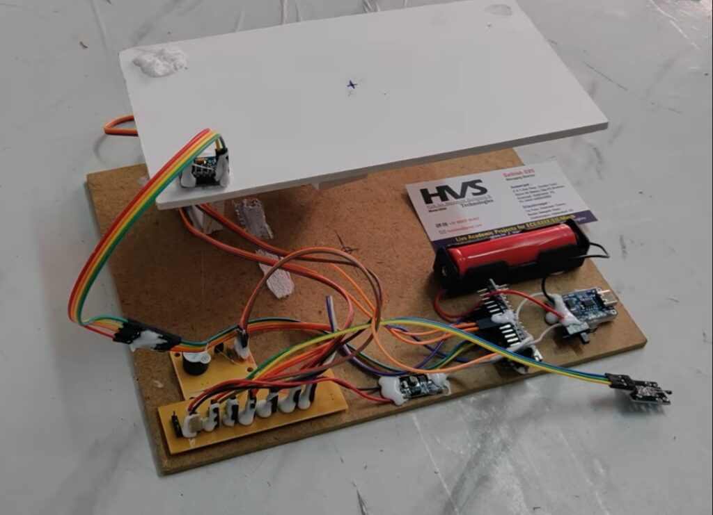 HVS-4747. Self Balancing Stretchers Using Arduino Nano with Temperature Alert