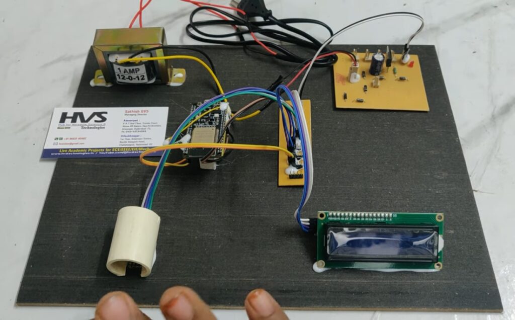 HVS-4766. Non-Invasive Haemoglobin and Glucometer using ESP32.