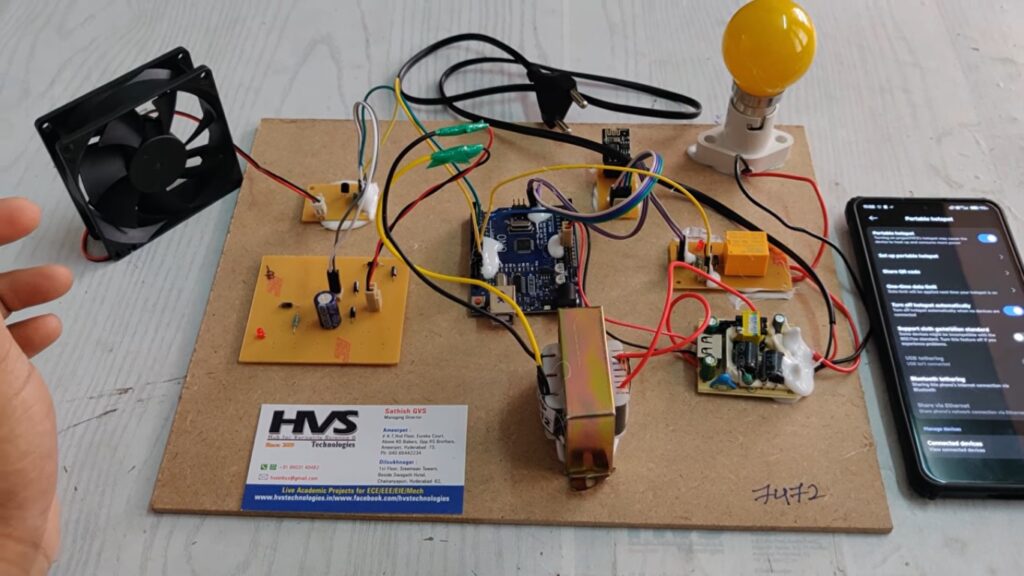 HVS-4840. IoT Arduino Home Automation DC and AC Load Controlling.