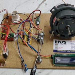 HVS-4896. AC Induction motor speed control and protection system using Vibration and Temperature sensor.