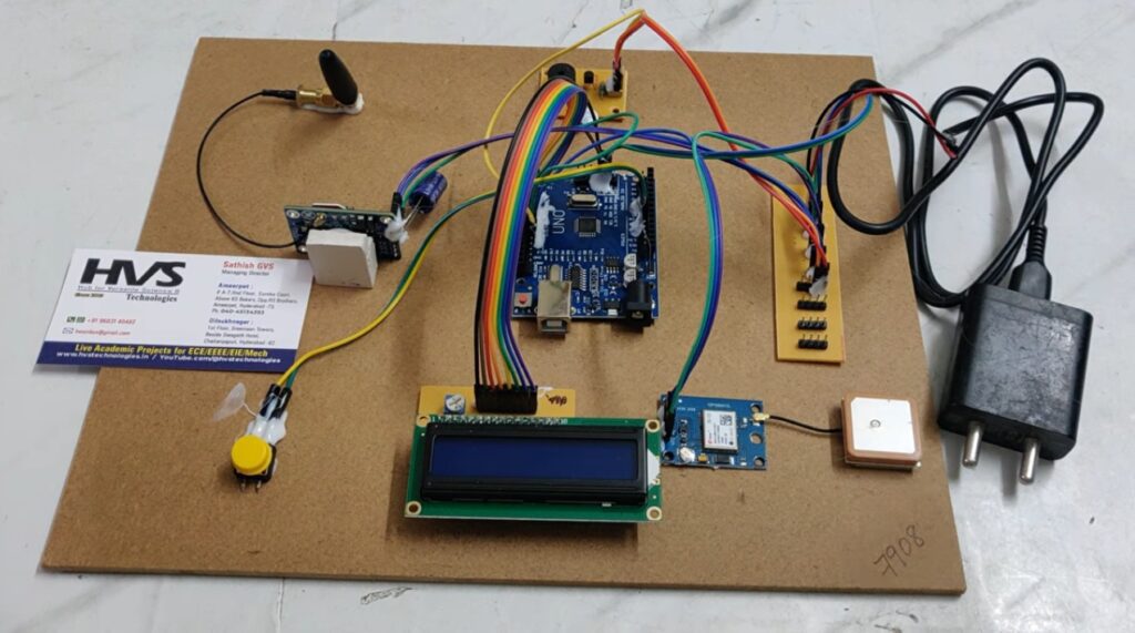 HVS-4897. Women safety Device Using GSM and GPS.