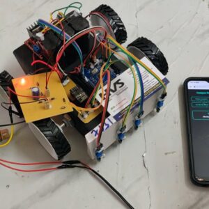 HVS-4914. Autonomous electric vehicle using Arduino UNO and IoT.