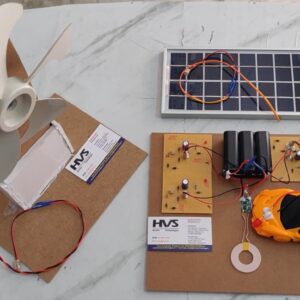 HVS-4934. Solar and Wind Based Wireless power transmission for EV  battery charging system